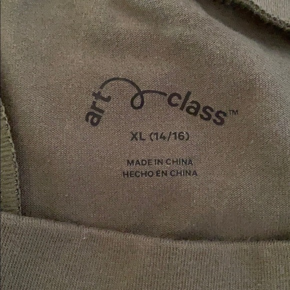 Girl’s Moto Olive Leggings - Art Class - Picture 5 of 6